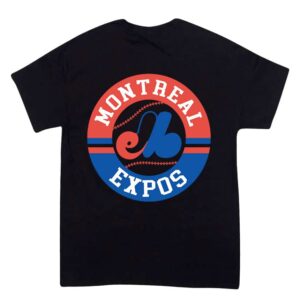 EE Ringer Montreal Expos Black T-Shirt