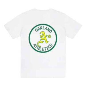 EE Ringer Oakland Athletics White Shirt